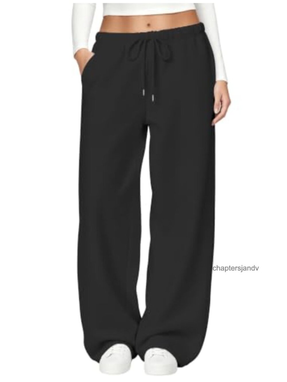 Wide Leg Sweatpants High Waisted Baggy Cotton Blend Loungewear